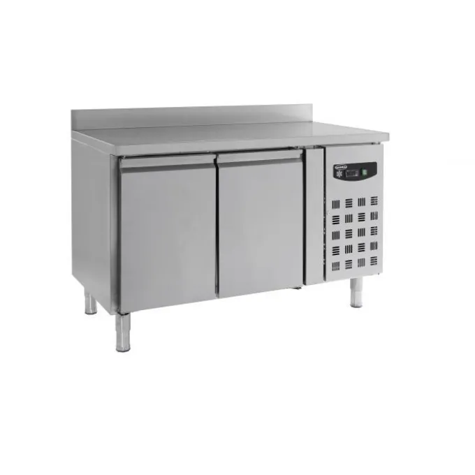 Table réfrigérée positive 700 - Avec dosseret 2 portes - Combisteel