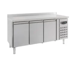 Table réfrigérée positive 700 avec dosseret - 3 portes - Combisteel