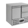 Table réfrigérée positive compacte - 1 porte 2 tiroirs - Combisteel