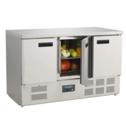 Table Réfrigérée Positive Inox 3 Portes Série G - 368 L - Polar