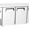 Table Réfrigérée Positive 3 Portes avec Dosseret - 470 Litres - Atosa