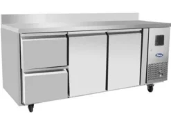 Table Réfrigérée Positive 2 Portes 2 Tiroirs 1/2 - 340 L - Atosa