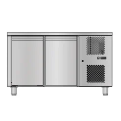 Table Réfrigérée Positive 2 Portes - Sans Dosseret - 210 L - Sofraca