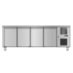 Table Réfrigérée Positive 4 Portes - Sans Dosseret - 420 L - Sofraca
