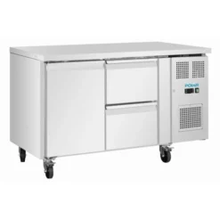 Table Réfrigérée Positive Série U 1 Porte 2 Tiroirs - 143 Litres - Polar