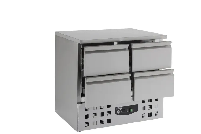 Table réfrigérée positive 700 - 4 tiroirs - Combisteel