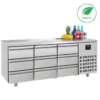 Table Réfrigérée Positive 9 Tiroirs Gamme 700 - Energy Line - Combisteel