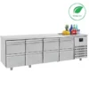 Table Réfrigérée Positive 8 Tiroirs Gamme 700 - Energy Line - Combisteel