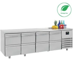 Table Réfrigérée Positive 8 Tiroirs Gamme 700 - Energy Line - Combisteel