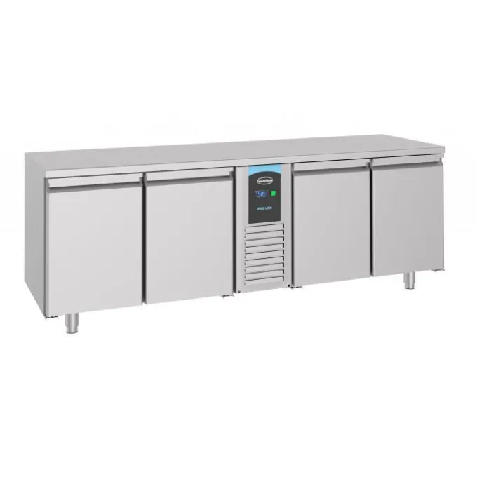 Table réfrigérée profondeur 700 - 4 portes - Combisteel