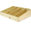 Tablette Bois Inclinée 3 Séparation 40X30cm Lot de 6 - Prolinea