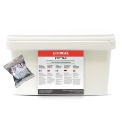 Tablette Dégraissante Friteuses Professionnelles - Sachet de 120 Tablettes - Codigel