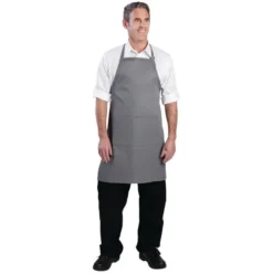 Tablier Bavette Chef Works Gris - Chef Works