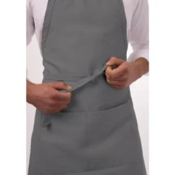 Tablier Bavette Chef Works Gris - Chef Works