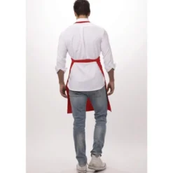 Tablier Bavette Chef Works Rouge - Chef Works