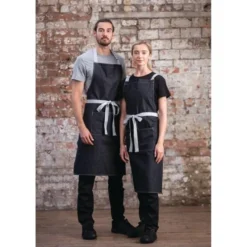 Tablier Bavette Denim Southside Noir - Southside
