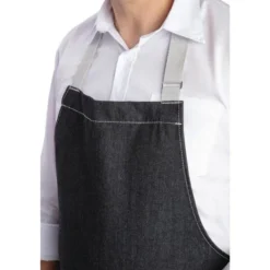 Tablier Bavette Denim Southside Noir - Southside