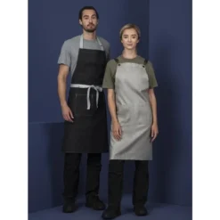 Tablier Bavette Denim Southside Noir - Southside