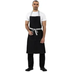 Tablier Bavette Denim Southside Noir - Southside
