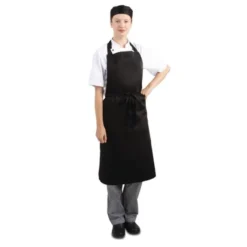 Tablier Bavette Noir - Whites Chefs Clothing