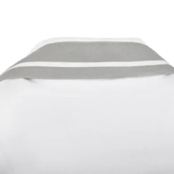 Tablier Bavette Rayé Gris et Blanc - Whites Chefs Clothing