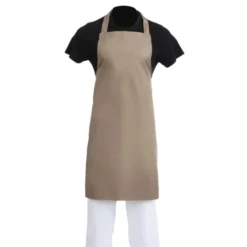 Tablier Bavette Whites Polyester-Coton Marron Clair - Whites Chefs Clothing