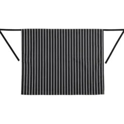 Tablier De Cuisine Whites Rayé Blanc Et Noir - Whites Chefs Clothing