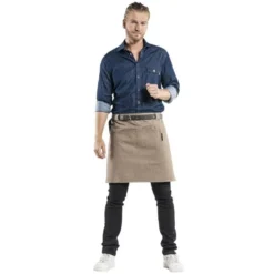 Tablier Mixte Forene Denim Marron 70 x 50 cm - Chaud Devant