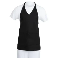 Tablier Serveur Col En V Whites Noir - Whites Chefs Clothing