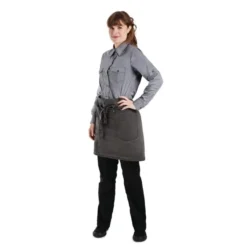 Tablier Serveur Court Chef Works Urban Dorset Antique Taupe - Chef Works
