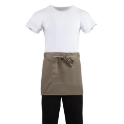 Tablier Serveur Court Whites Marron Clair - Whites Chefs Clothing