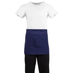 Tablier Serveur Court Whites Bleu Marine - Whites Chefs Clothing