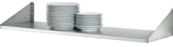 Étagère à Assiette en Acier Inoxydable 800x200 - Bartscher