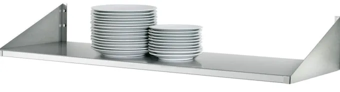 Étagère à Assiette en Acier Inoxydable 800x200 - Bartscher