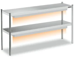 Étagère de Table Double Halogène Profondeur 350mm - Distform