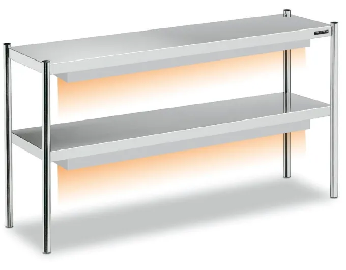 Étagère de Table Double Halogène Profondeur 350mm - Distform