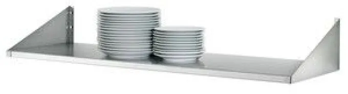 Étagère en acier inoxydable pour Assiettes 1200x300 - Bartscher
