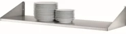 Étagère en acier inoxydable pour assiettes 800x300 - Bartscher