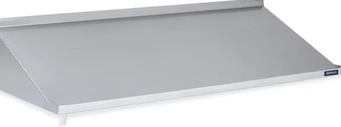 Étagère Murale en Inox Inclinée pour Paniers - Distform