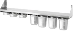 Étagère à épices en inox 1.4m pour 7 bacs GN1/6 - Bartscher