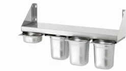 Étagère à épices en Inox pour 4 bacs GN1/6 - Bartscher
