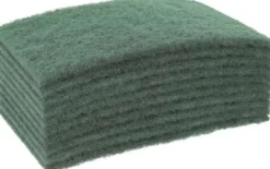 Tampon Abrasif vert 140x225 mm - Lot de 27 sachets de 10 - Prodifa