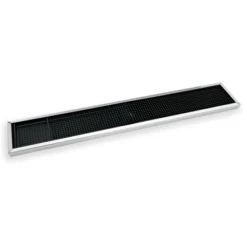 Tapis de bar en Acier Chrome - 600 x 100 mm - Was Germany