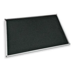 Tapis de bar en Acier Chrome - 485 x 330 mm - Was Germany