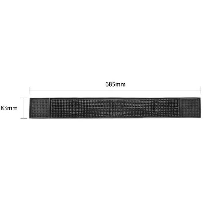 Tapis de Bar Professionnel en Caoutchouc 670 x 81 mm - Olympia