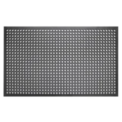 Tapis en Caoutchouc Anti-Fatigue Noir - Jantex