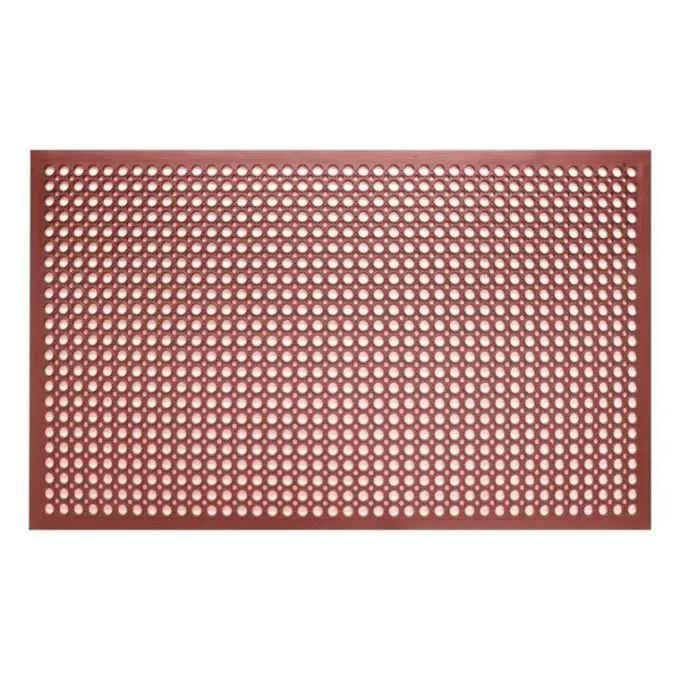 Tapis en Caoutchouc Anti-Fatigue Rouge - Jantex