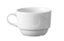Tasse à café porcelaine décorée 0,17L Ø 80 mm - Lot de 12 - Hendi