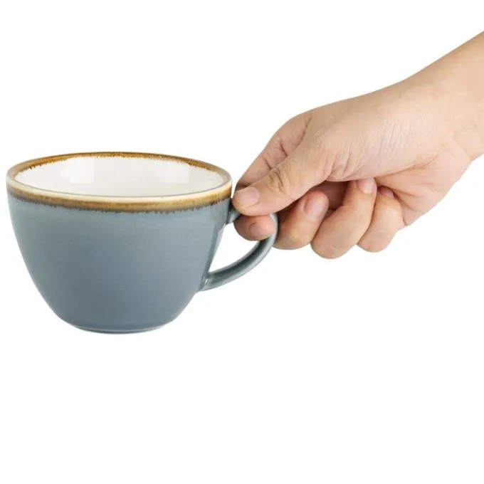 Tasse couleur océan Kiln Olympia 340ml - Lot de 6