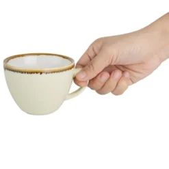 Tasse couleur sable Kiln Olympia 228ml - Lot de 6